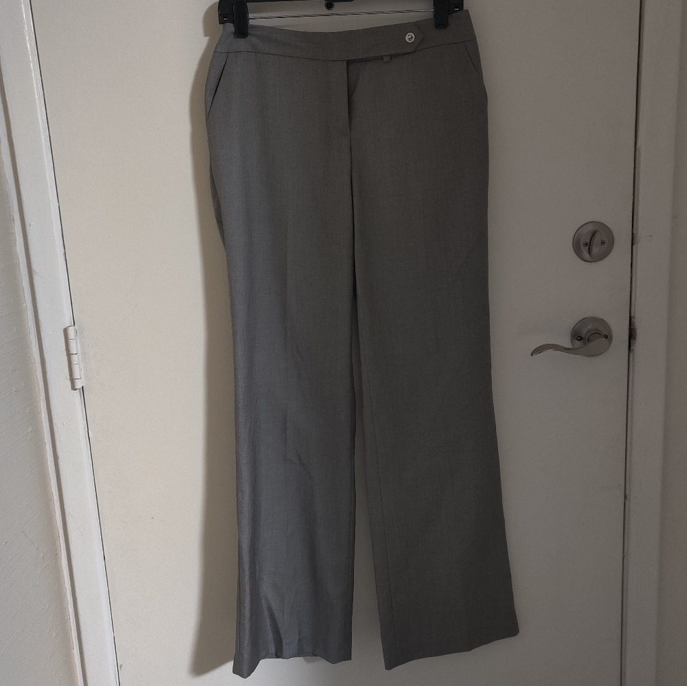 Calvin Klein Gray Business Casual Office Work Dress Pants (4) - Picture 3 of 6